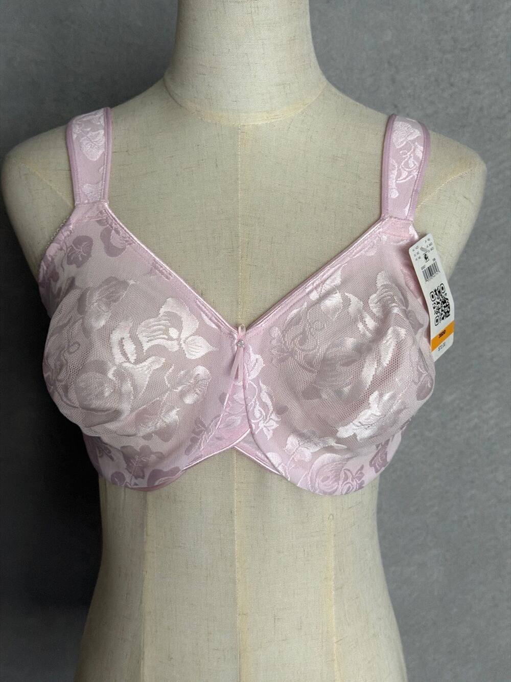 Wacoal Awareness Unlined Bra Underwire in Pink Women's 36DD NEW